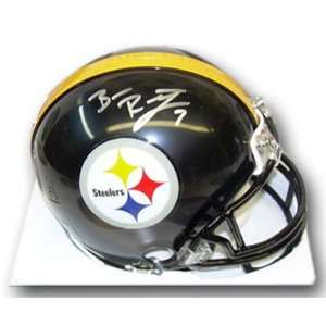  Signed Ben Roethlisberger Mini Helmet   Autographed NFL 