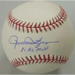  Autographed Rollie Fingers Ball   Official Major League 