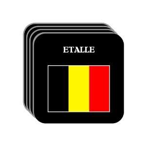  Belgium   ETALLE Set of 4 Mini Mousepad Coasters 