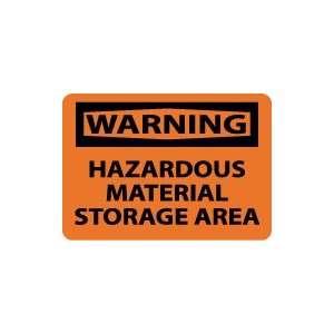  OSHA WARNING Hazardous Material Storage Area Safety Sign 