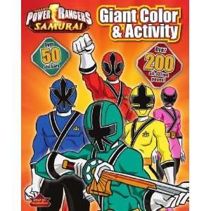  Power Rangers Samurai Giant Color & Activity Book 