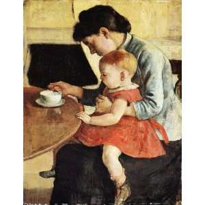   Ferdinand Hodler   24 x 32 inches   Mother and Chil