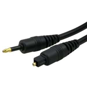  Digital Optical Audio TosLink to Mini TosLink Cable, 6 FT 