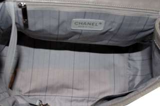   your chance to own the rare and versatile chanel grey quilted patent