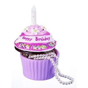  Ceramic Cupcake Trinket Box with Suprise Candle Topper 