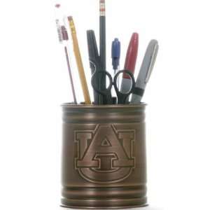   Weathered Copper Pencil Holder 