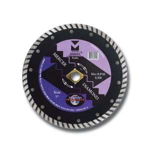 Mercer Abrasives 641500 Diamond Blade, Turbo 5 Inch by 0.080 Inch by 