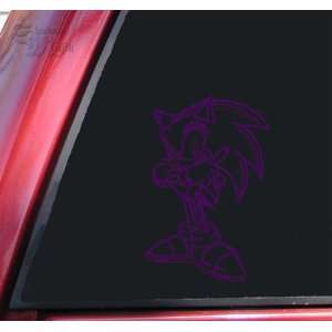  Sonic The Hedgehog Purple Vinyl Decal Sticker Automotive
