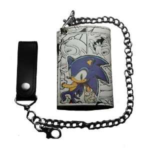  Wallet Chain   Sonic the Hedgehog   Cast Sega Trifold 