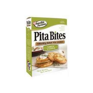 Sensible Portions Chive & Garlic Pita Bites (Case Count 12 BOXES 