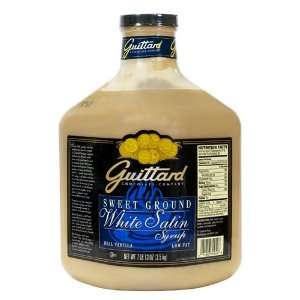 Guittard White Chocolate Syrup   1 jug, 7.8 lb  Grocery 