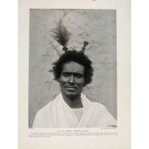  Somalis Singing Iyar Gedi Somali Names Old Print C1931 