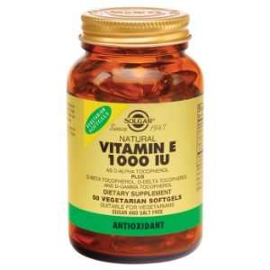 Solgar   Vitamin E, 1000 IU, 50 veggie caps