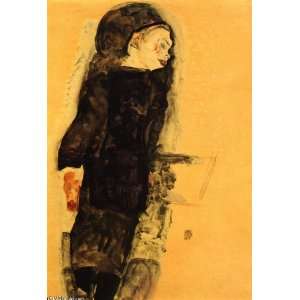  FRAMED oil paintings   Egon Schiele   24 x 36 inches 