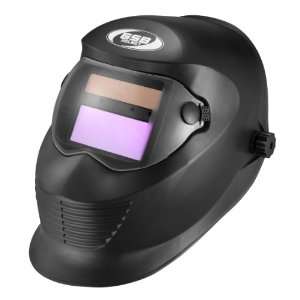   Solar Matte Black Digital Welding Helmet   Adjustable Shade Automatic