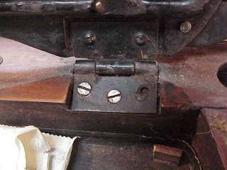 ANTIQUE SINGER SEWING MACHINE w CASE~FIDDLE BASE 1880s  