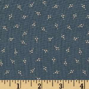  44 Wide Moxie Ditzy Dots Steel Grey Fabric By The Yard 