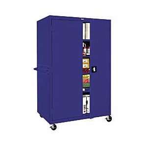  SANDUSKY LEE Mobile Storage Cabinets   Blue