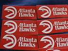 Atlanta Hawks Vinatge Bumber Sticker LOT of 12 Stickers