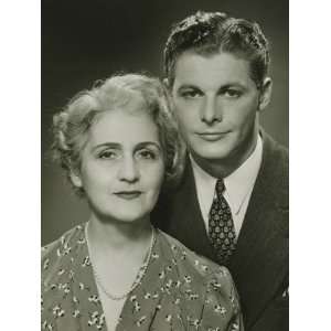  Mother and Adult Son, Formal Portrait, in Studio, Portrait 