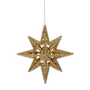   Glitter Filigree Star Of Bethlehem Christmas Ornament #2619171 Home