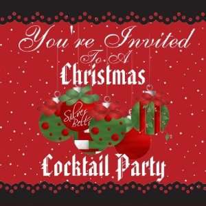 Christmas Cocktail Party Invitations (10 pack)