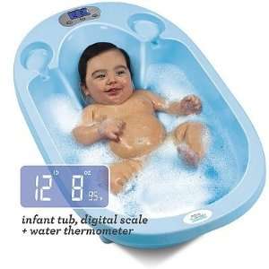  Aqua Scale Baby Bath Tub, Baby Scale & Water Thermometer 