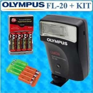  Olympus FL 20 Electronic Flash + Kit Electronics