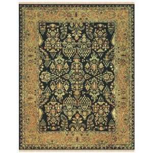 Famous Maker Sophie 44543 Black/Gold 1 6 X 1 6 Square Area Rug