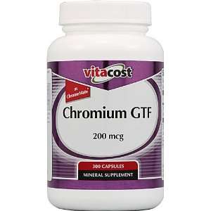  Vitacost GTF Chromium Polynicotinate as ChromeMate    200 