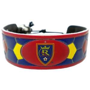   Lake RSL Crest with Star Team Color Soccer Bracelet