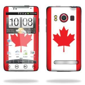   Skin Decal for HTC EVO 4G   Canadian Pride Cell Phones & Accessories