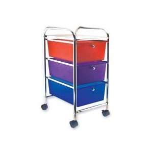  Advantus Corp. Products   3 Drawer Organizer, w/ Casters 