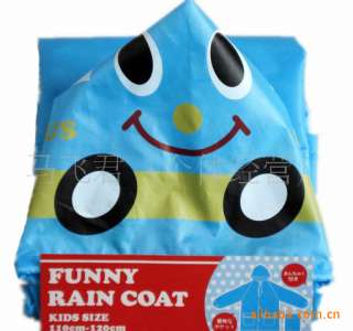 New Kid Baby Funny Raincoat Children Cartoon Rain Coat  
