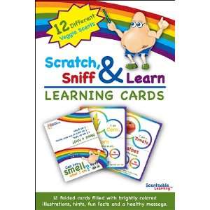  SCRATCH SNIFF & LEARN VEGGIE SCENTS Toys & Games
