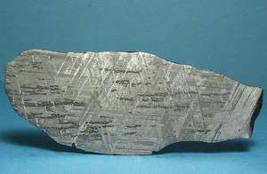 Meteorites Gibeon 125g Polished & Etched Complete Slice  