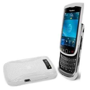  XMatrix Protector Case for Blackberry 9800 TORCH   White 