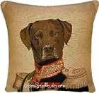 Poncelet Chocolate Labrador Tapestry Cushion Cover