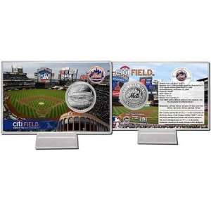 Citi Field New York Mets Silver Plate Coin Card