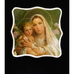    8 x 8 Lily Madonna and Child by Simeone Plaque