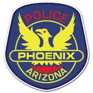  Phoenix Arizona Police Department Sticker 4x3.5 