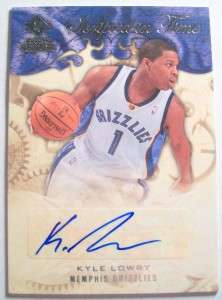 06/07 UD SP KYLE LOWRY SCRIPTED IN TIME AUTO ROOKIE Mint +  
