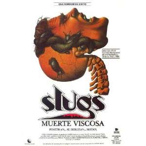  Slugs The Movie (1988) 27 x 40 Movie Poster Spanish Style 