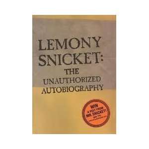  Lemony SnicketThe Unauthorized Autobiography[Hardcover 