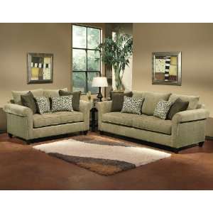   Traditional Modern Fabric Sleeper Sofa Set, BN VEZ S1