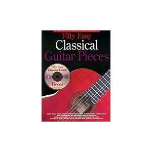  50 Easy Classical Guitar Pieces Softcover with CD Sports 