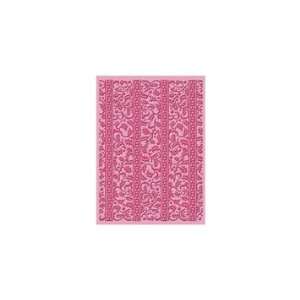  Provo Craft Cuttlebug 5x7 Embossing Folder Holly Ribbon 