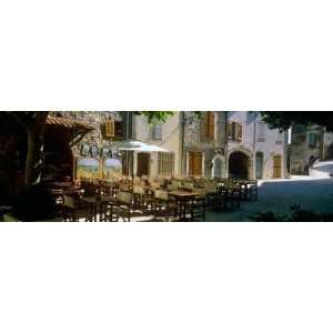  Sidewalk Cafe in a Village, Claviers, Var, Provence Alpes 