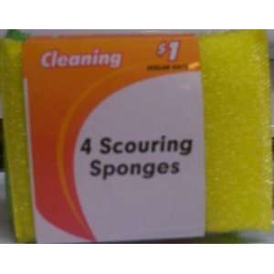  Cleaning Scouring Sponges 4pk