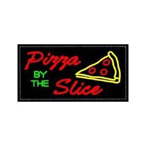  Pizza By The Slice Backlit Sign 15 x 30